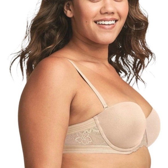 NWOT Maidenform Multiway Strapless Push Up Bra - Picture 1 of 15